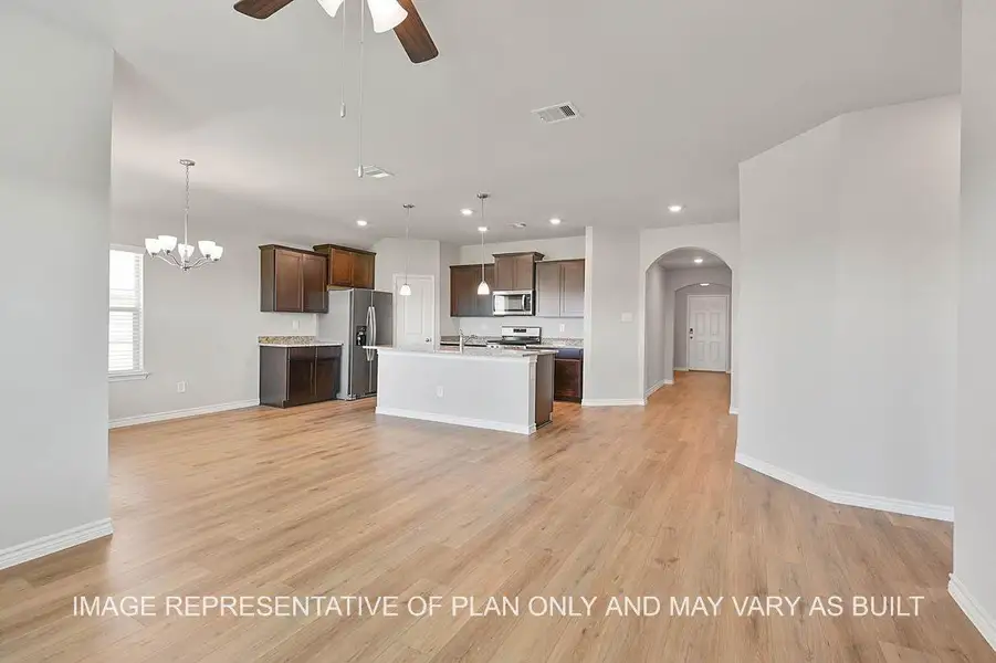 Spacious, unfurnished interior of a new home in Liberty Village, Brenham (Image 7). Spacious, unfurnished interior of a new home in Liberty Village, Brenham (Image 7).