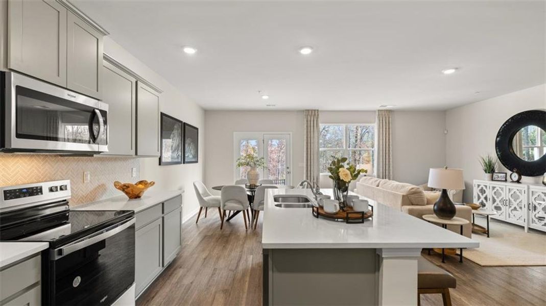 Furnished interior view inside a new home in Echo Glen, Stockbridge (Image 17).