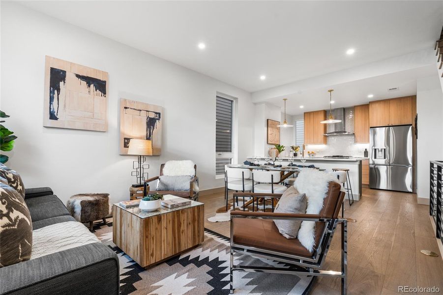 Furnished interior view inside a new home in , Denver (Image 5).