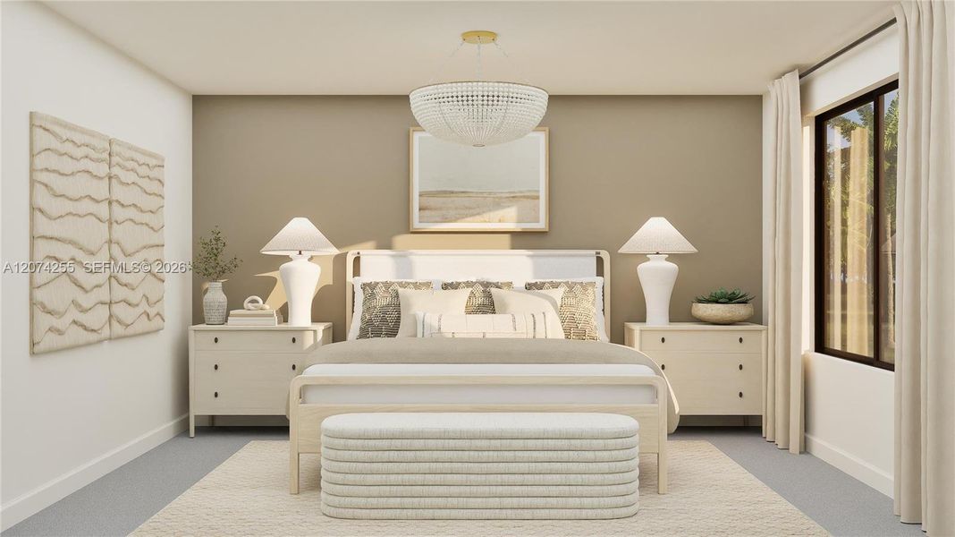 Furnished interior view inside a new home in Solterra, Sunrise (Image 10).
