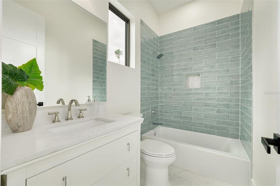 Furnished interior view inside a new home in , Tampa (Image 45).