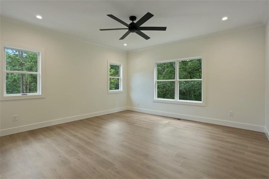 Spacious, unfurnished interior of a new home in , Canton (Image 42).