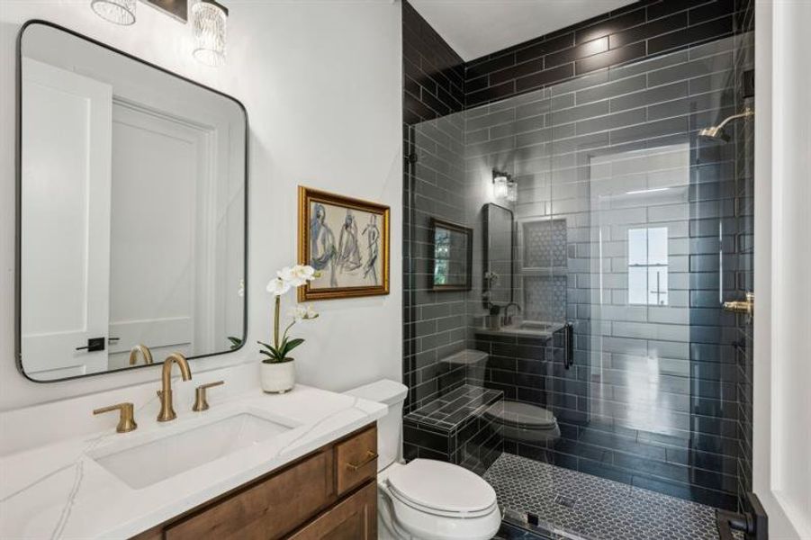 Furnished interior view inside a new home in , Atlanta (Image 6).