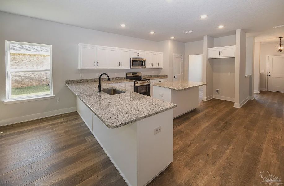 Furnished interior view inside a new home in Parkland Place, Pace (Image 8).