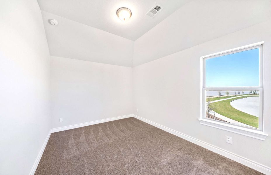 Representative unfurnished interior of a home built from the 3054 by Ravenna Homes in The Highlands 55′, Porter (Image 42). Representative unfurnished interior of a home built from the 3054 by Ravenna Homes in The Highlands 55′, Porter (Image 42).