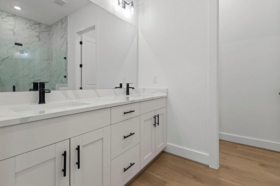 Furnished interior view inside a new home in Hallimore Ranch, Rosenberg (Image 7). Furnished interior view inside a new home in Hallimore Ranch, Rosenberg (Image 7).