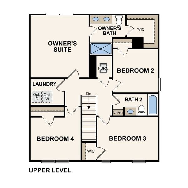 2D floor plan layout of this home in Harris Landing, Grifton, NC (Image 3).