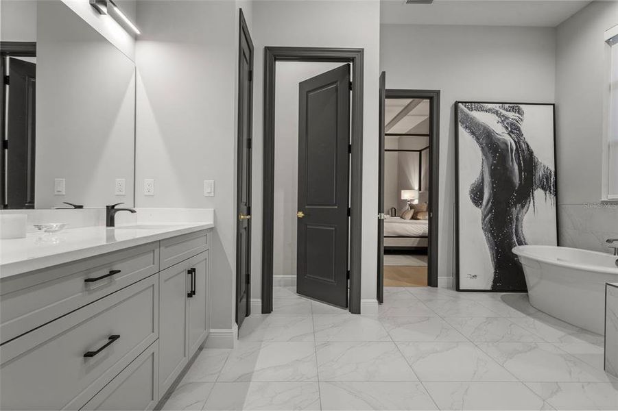 Furnished interior view inside a new home in , Sarasota (Image 60).