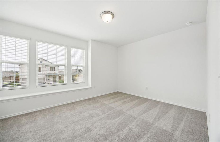 Spacious game room on second level