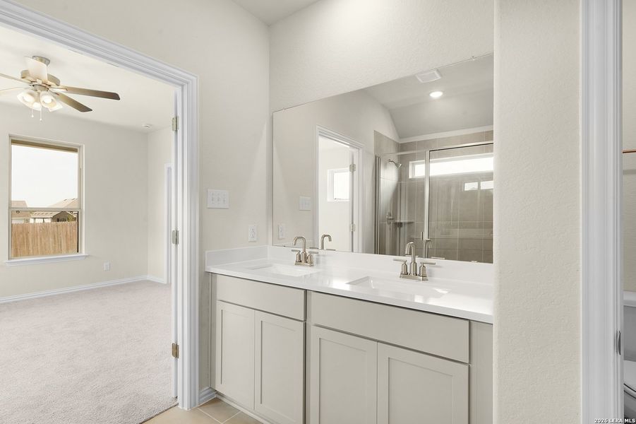 Furnished interior view inside a new home in Prairie Green, Converse (Image 12).