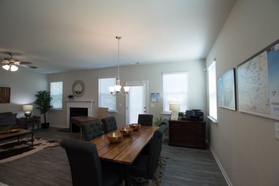 Representative furnished interior of a home built from the Glade by Piedmont Residential in Meadowyn, Cartersville (Image 6).