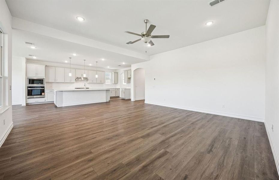 View of kitchen from gathering room View of kitchen from gathering room