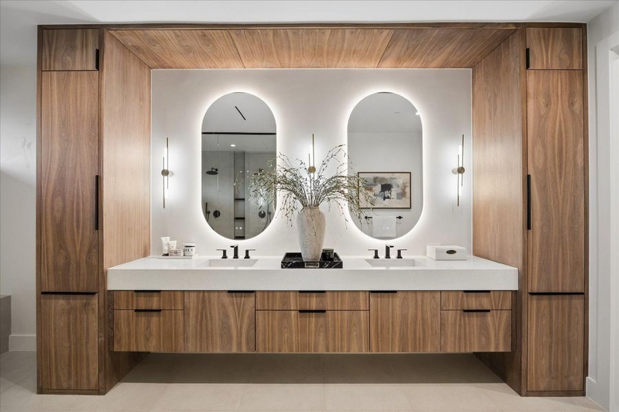 Furnished interior view inside a new home in , Bellaire (Image 8).