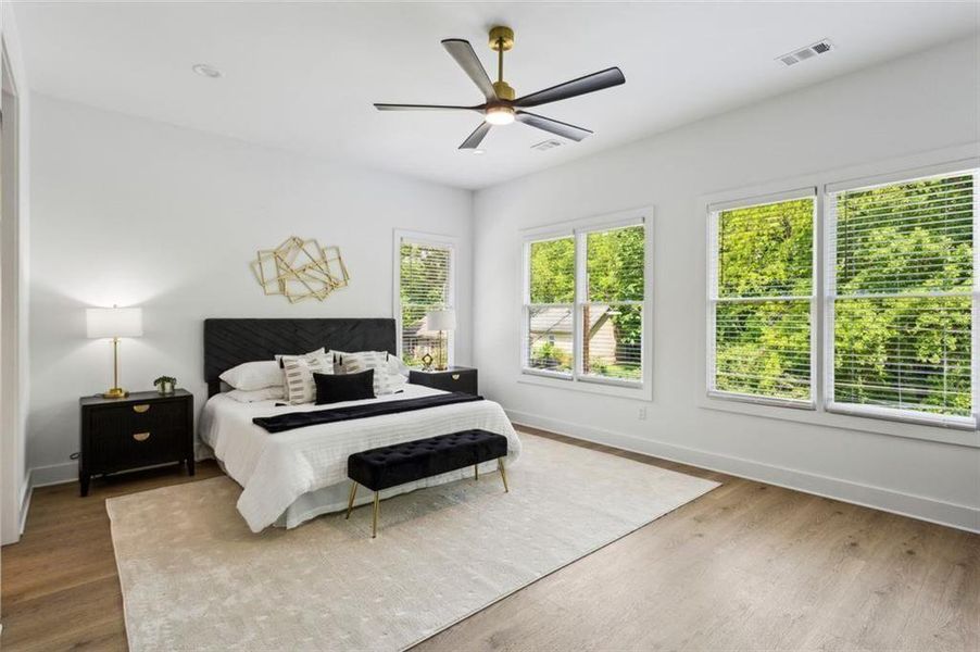 Furnished interior view inside a new home in , Atlanta (Image 4).