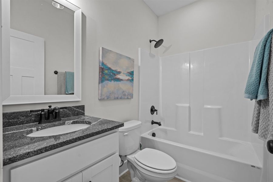 Representative furnished interior of a home built from the Brantley II by Great Southern Homes in Collins Cove, Chapin (Image 45).