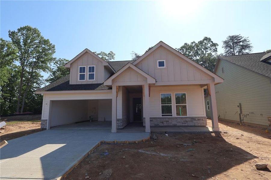 In-progress construction of a new home in , Gainesville, GA (Image 9).