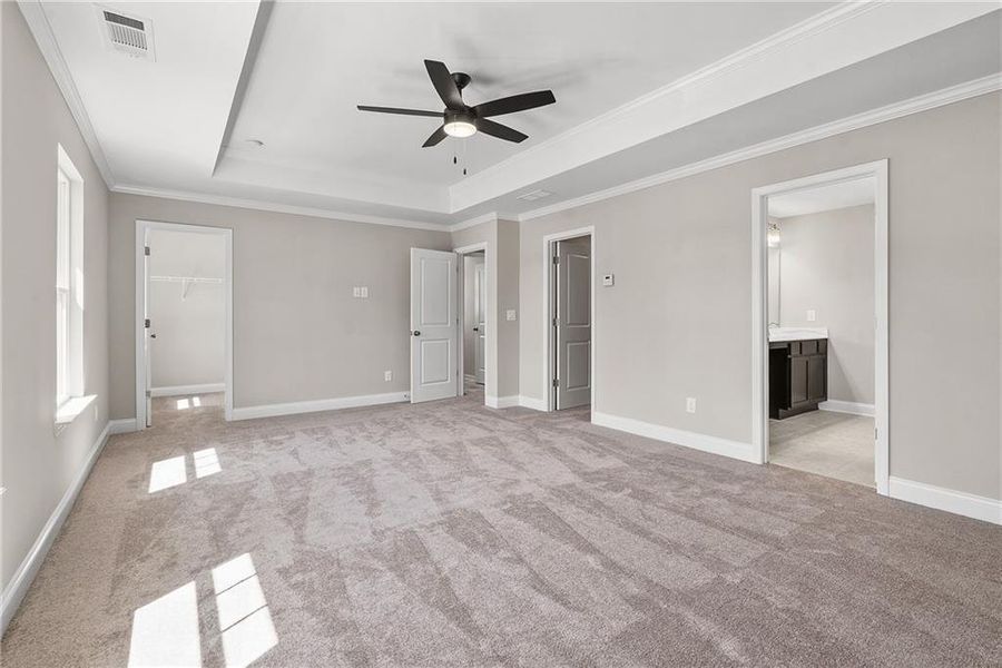 Spacious, unfurnished interior of a new home in Edenglen, Buford (Image 29).