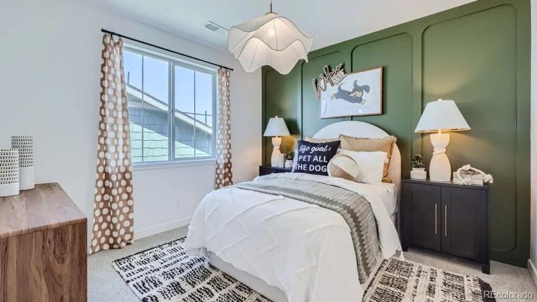 Furnished interior view inside a new home in Macanta: The Legends Collection, Castle Rock (Image 10).