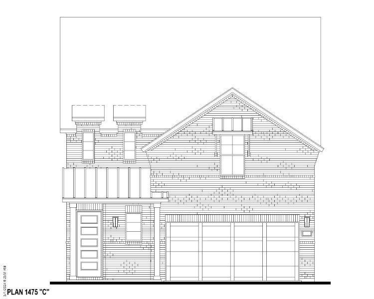 Plan 1475 Elevation C