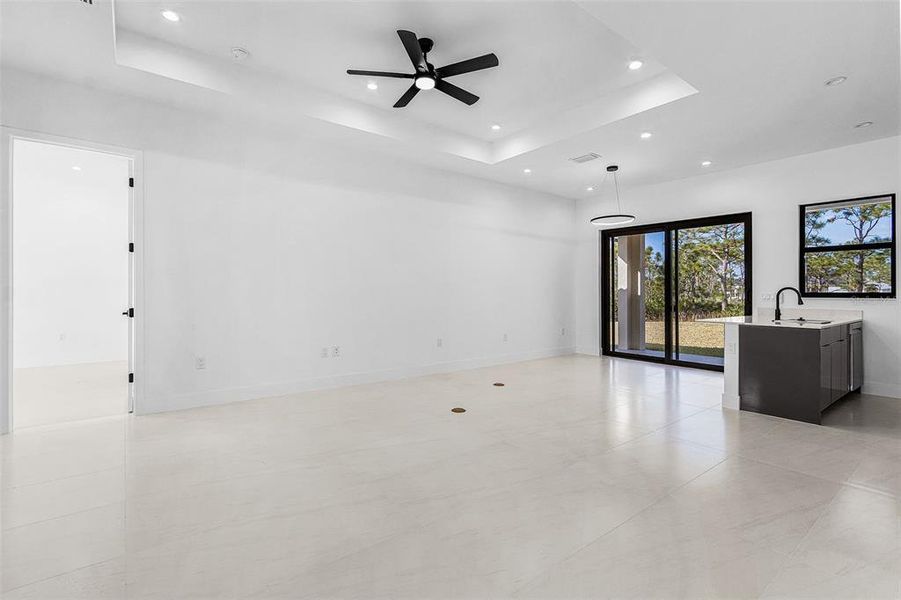 Spacious, unfurnished interior of a new home in , Bokeelia (Image 22).