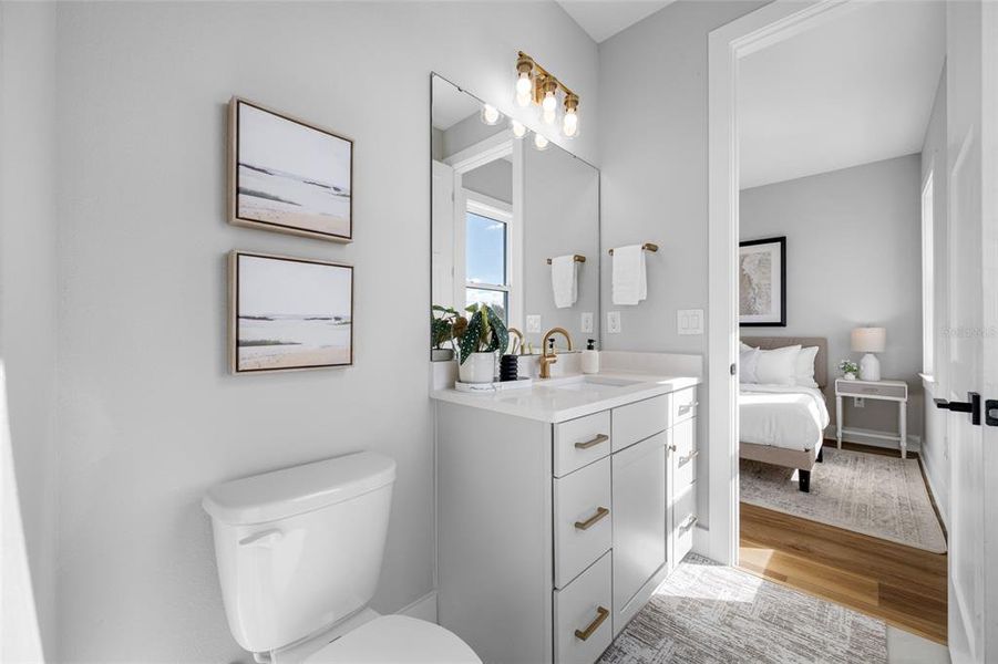 Furnished interior view inside a new home in Blanc, St. Petersburg (Image 43).