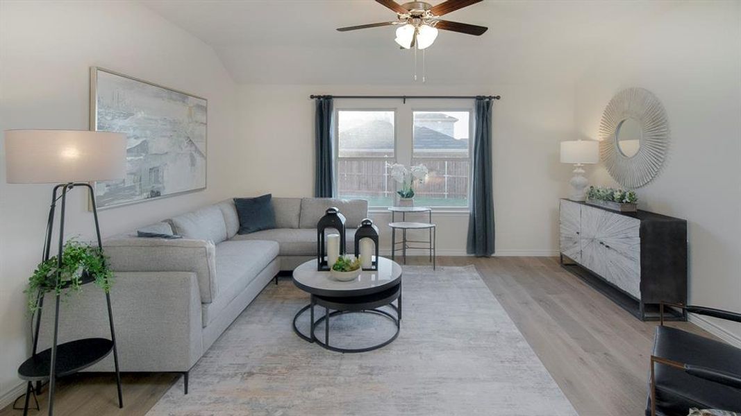 Furnished interior view inside a new home in Bel Air Village, Sherman (Image 26).