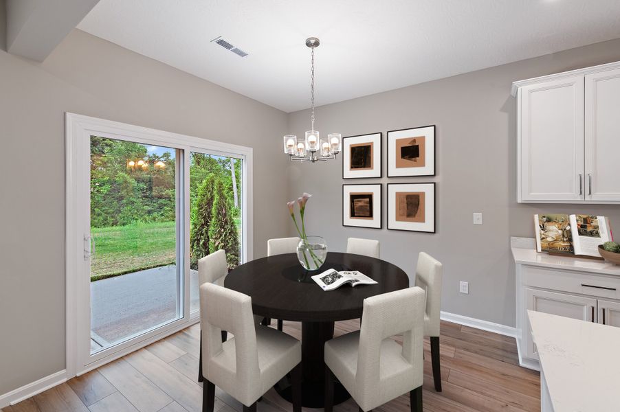 Representative furnished interior of a home built from the Hudson by Fischer Homes in Villas at Gold Creek, Dawsonville (Image 23).