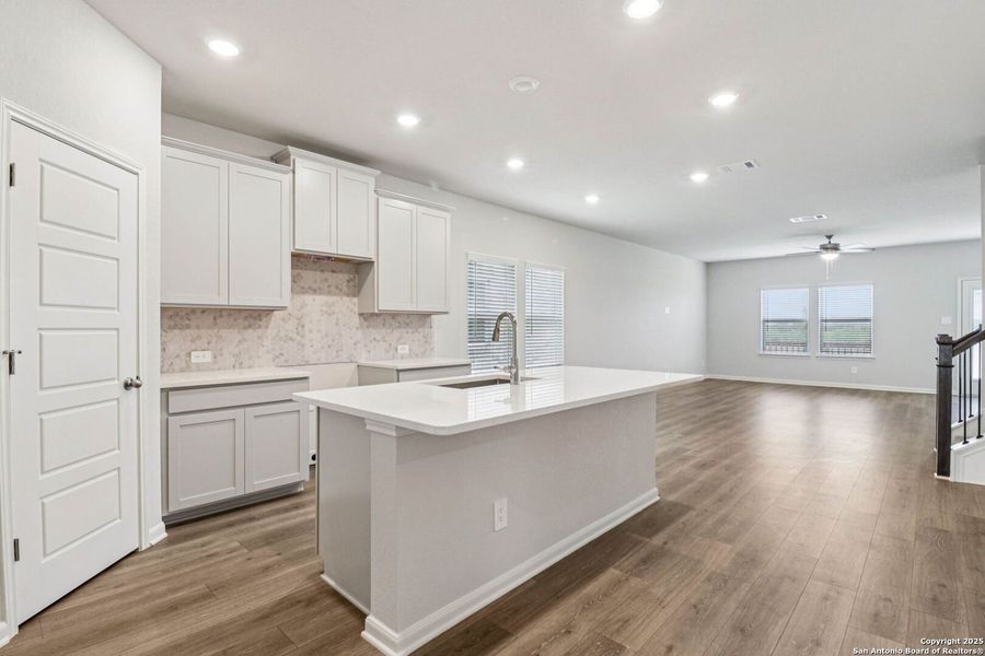 Furnished interior view inside a new home in Sagebrooke - Premier Series, San Antonio (Image 5). Furnished interior view inside a new home in Sagebrooke - Premier Series, San Antonio (Image 5).