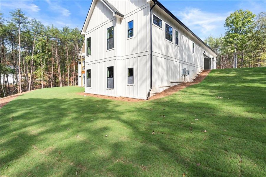 Exterior details and patio area of a home in , Ball Ground (Image 29).