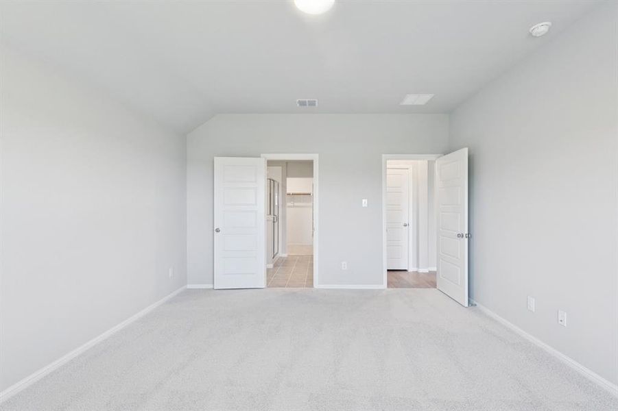 Primary Suite in the Harrison home plan by Trophy Signature Homes – REPRESENTATIVE PHOTO Primary Suite in the Harrison home plan by Trophy Signature Homes – REPRESENTATIVE PHOTO