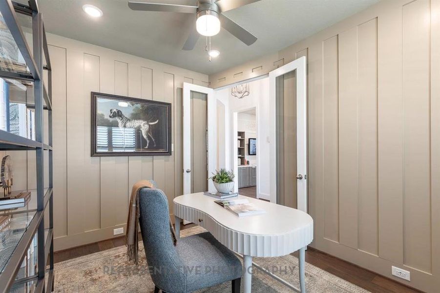 Furnished interior view inside a new home in Treeline, Justin (Image 35).
