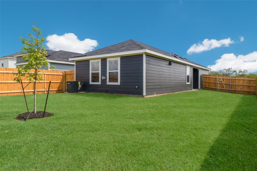 Front exterior of a new home in Marigold, Uhland, TX, highlighting curb appeal (Image 12). Front exterior of a new home in Marigold, Uhland, TX, highlighting curb appeal (Image 12).