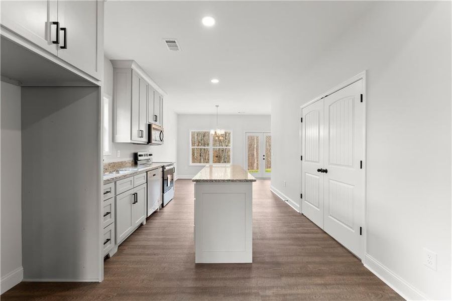 Furnished interior view inside a new home in , Cleveland (Image 8). Furnished interior view inside a new home in , Cleveland (Image 8).