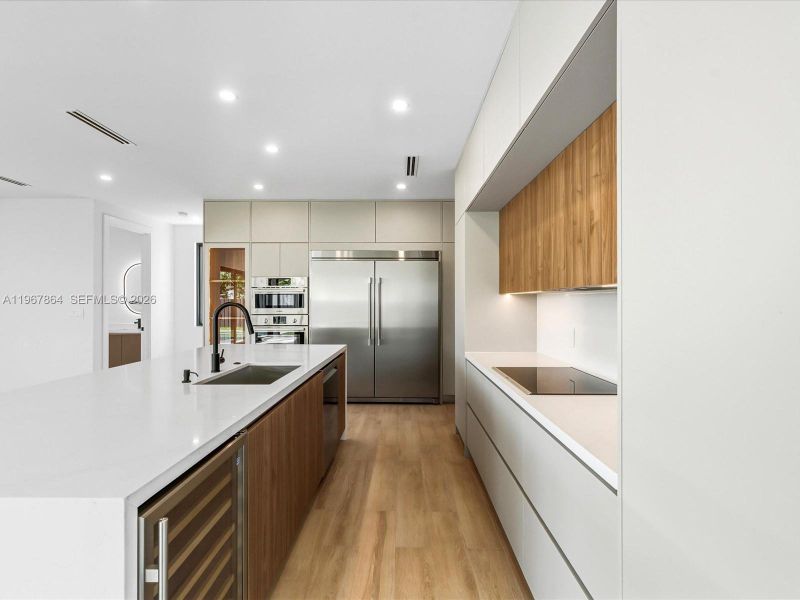 Furnished interior view inside a new home in , Miami (Image 37).