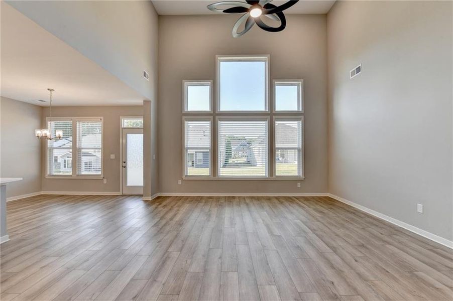 Spacious, unfurnished interior of a new home in The Reserve At Liberty Park, Braselton (Image 33).