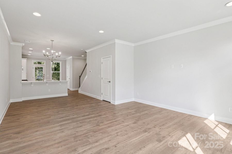Spacious, unfurnished interior of a new home in , Huntersville (Image 13).