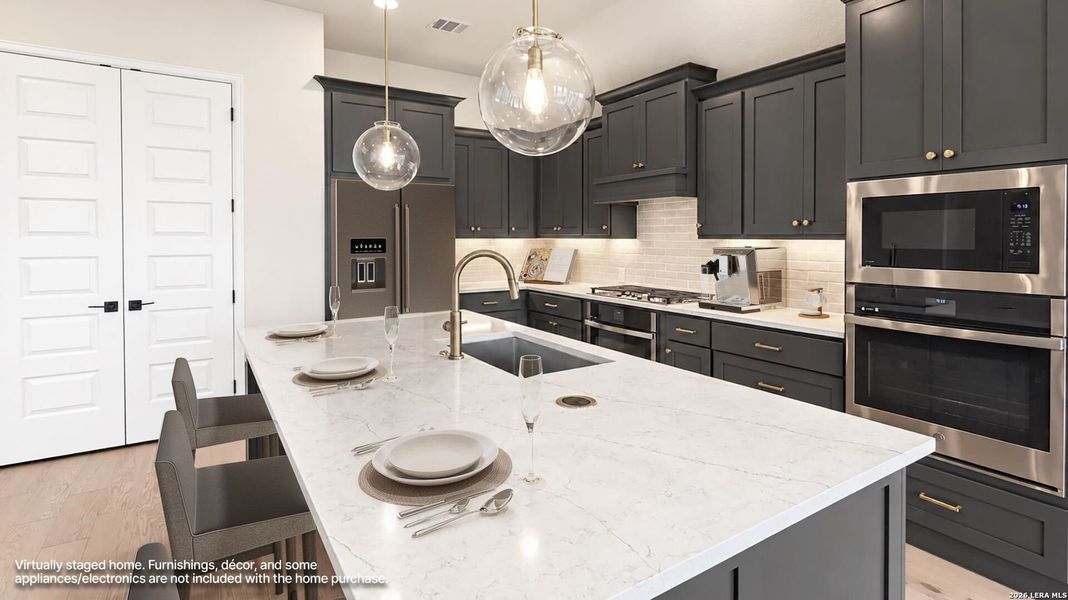 Furnished interior view inside a new home in Cibolo Valley Heights, Cibolo (Image 16).