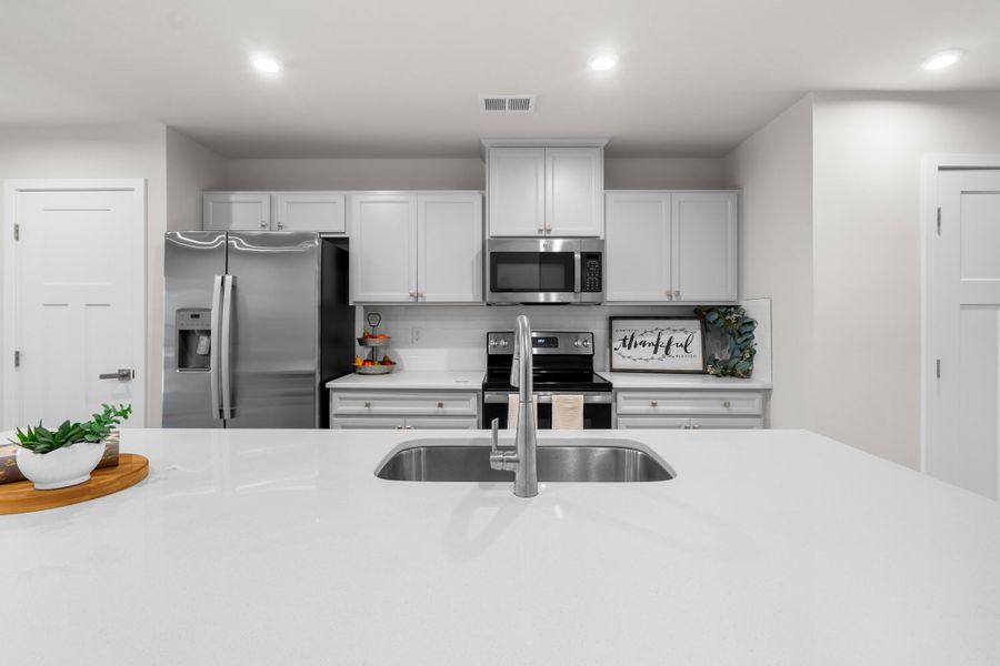 Furnished interior view inside a new home in , Santee (Image 10).