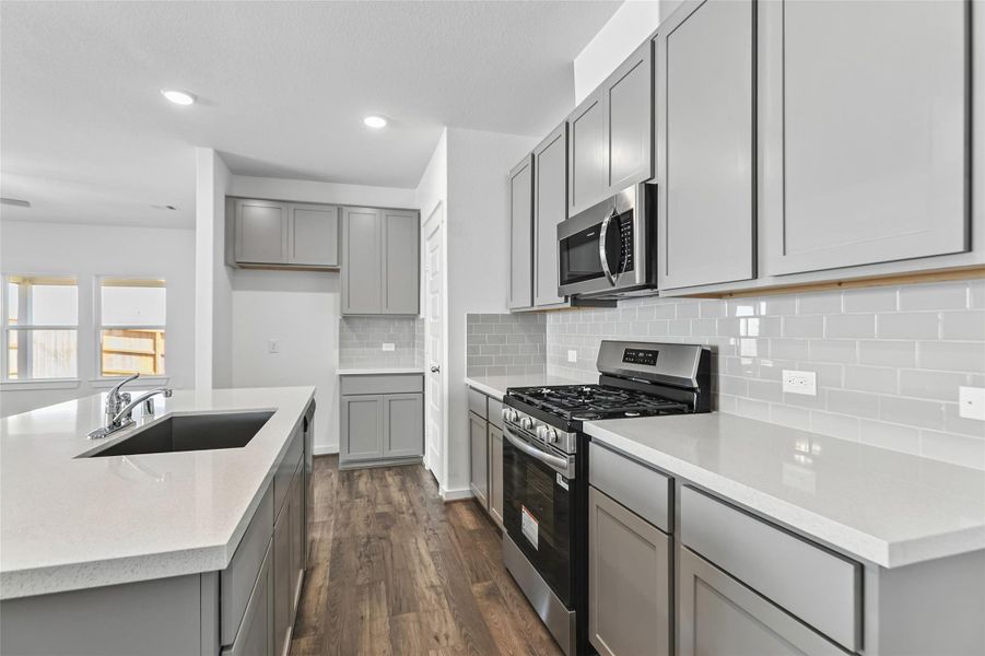 Furnished interior view inside a new home in Mostyn Springs, Magnolia (Image 5). Furnished interior view inside a new home in Mostyn Springs, Magnolia (Image 5).