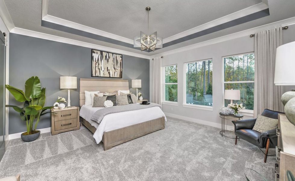 Furnished interior view inside a new home in Woodhaven, Port Orange (Image 20).