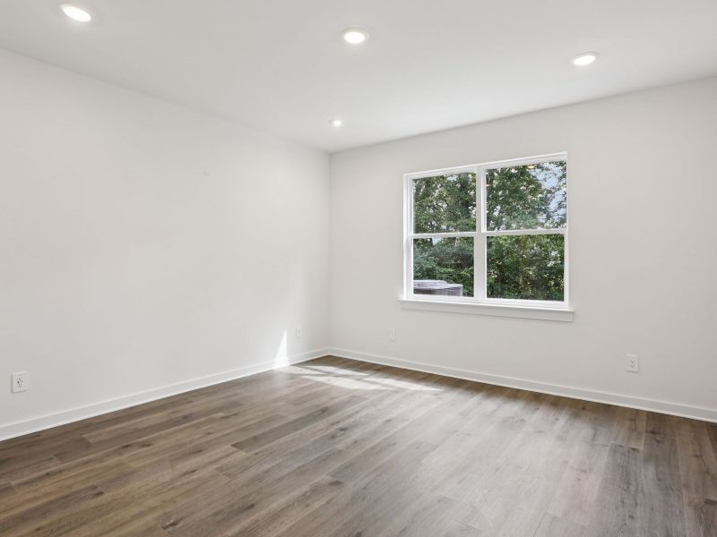 The primary suite offers a private retreat.