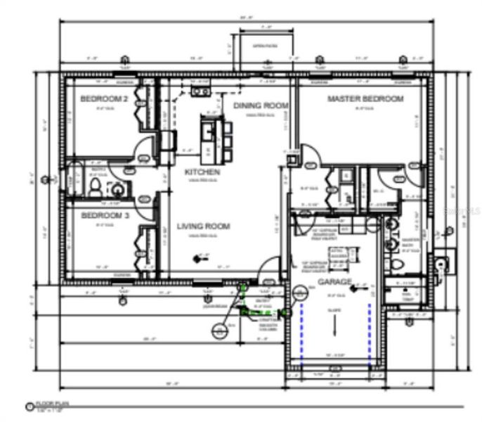 2D floor plan layout of this home in , Dunnellon, FL (Image 4).