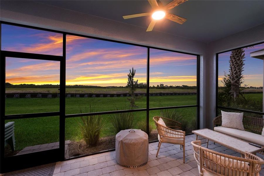 Exterior details and patio area of a home in Rye Ranch, Parrish (Image 3).