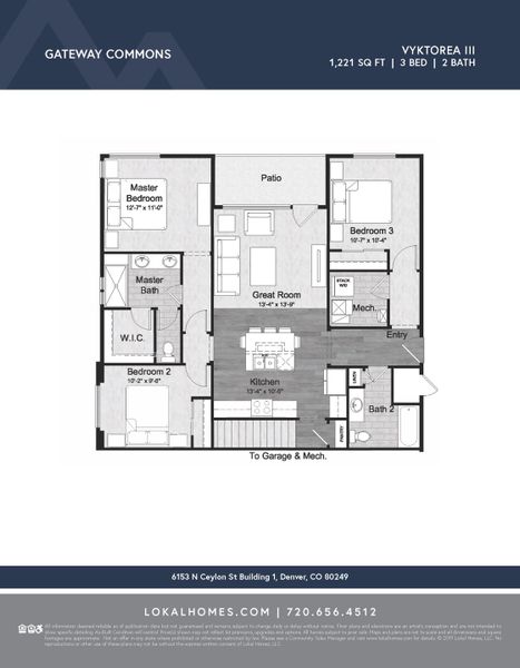 2D floor plan layout of this home in Gateway Commons, Denver, CO (Image 4). 2D floor plan layout of this home in Gateway Commons, Denver, CO (Image 4).