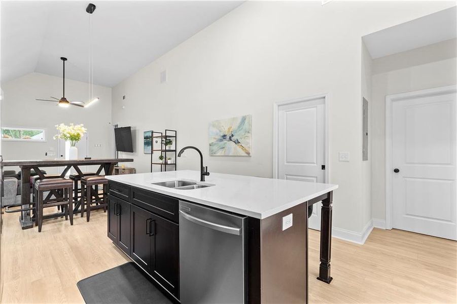 Furnished interior view inside a new home in , Atlanta (Image 18). Furnished interior view inside a new home in , Atlanta (Image 18).