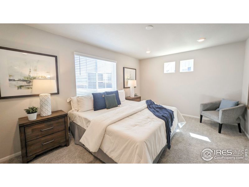 Furnished interior view inside a new home in Thompson River Ranch, Johnstown (Image 13). Furnished interior view inside a new home in Thompson River Ranch, Johnstown (Image 13).