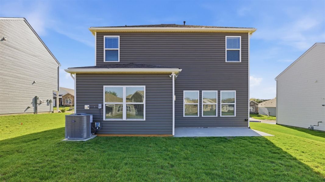 Exterior details and patio area of a home in Millstone Village, Morristown (Image 3).