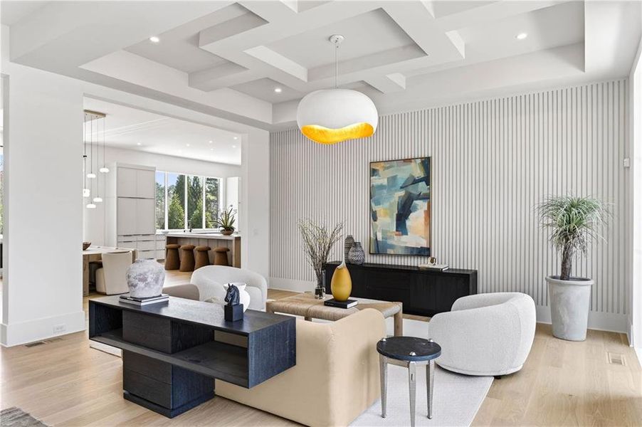 Furnished interior view inside a new home in , Marietta (Image 40).