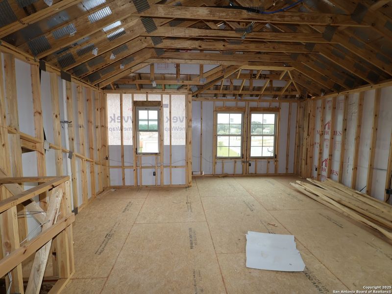 In-progress construction of a new home in Winding Brook, San Antonio, TX (Image 17).