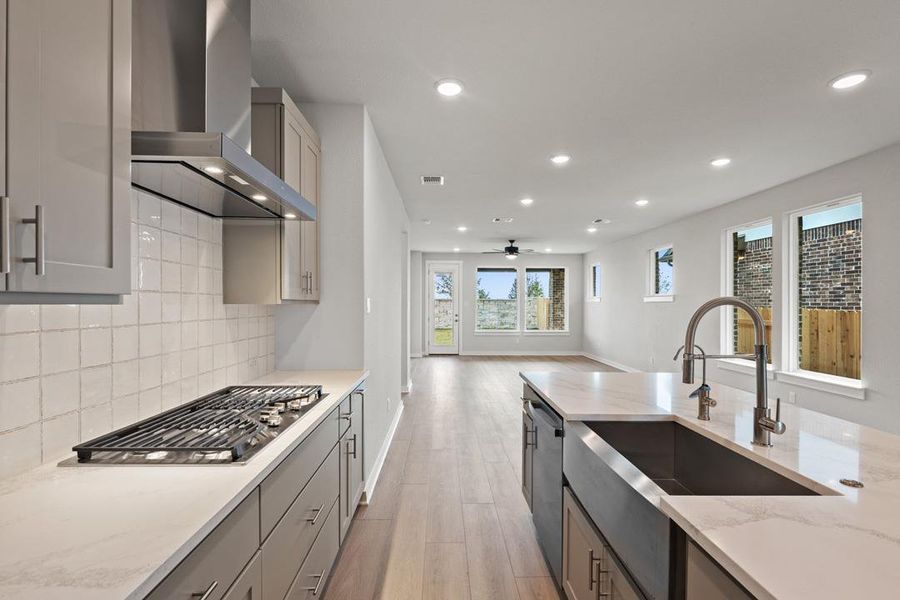 Furnished interior view inside a new home in Flora, Hutto (Image 6).